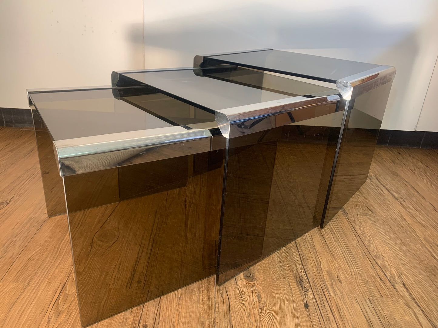 Nesting Tables by Pierangelo Gallotti, 1970s, Set of 3-PYR-589844