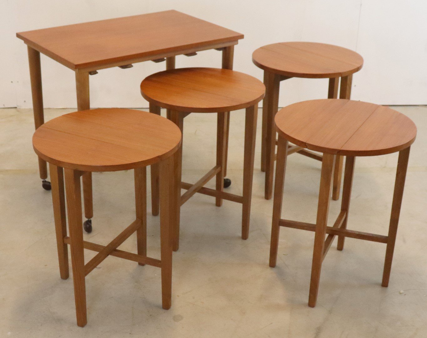 Nesting Tables by Poul Hundevad, Set of 5