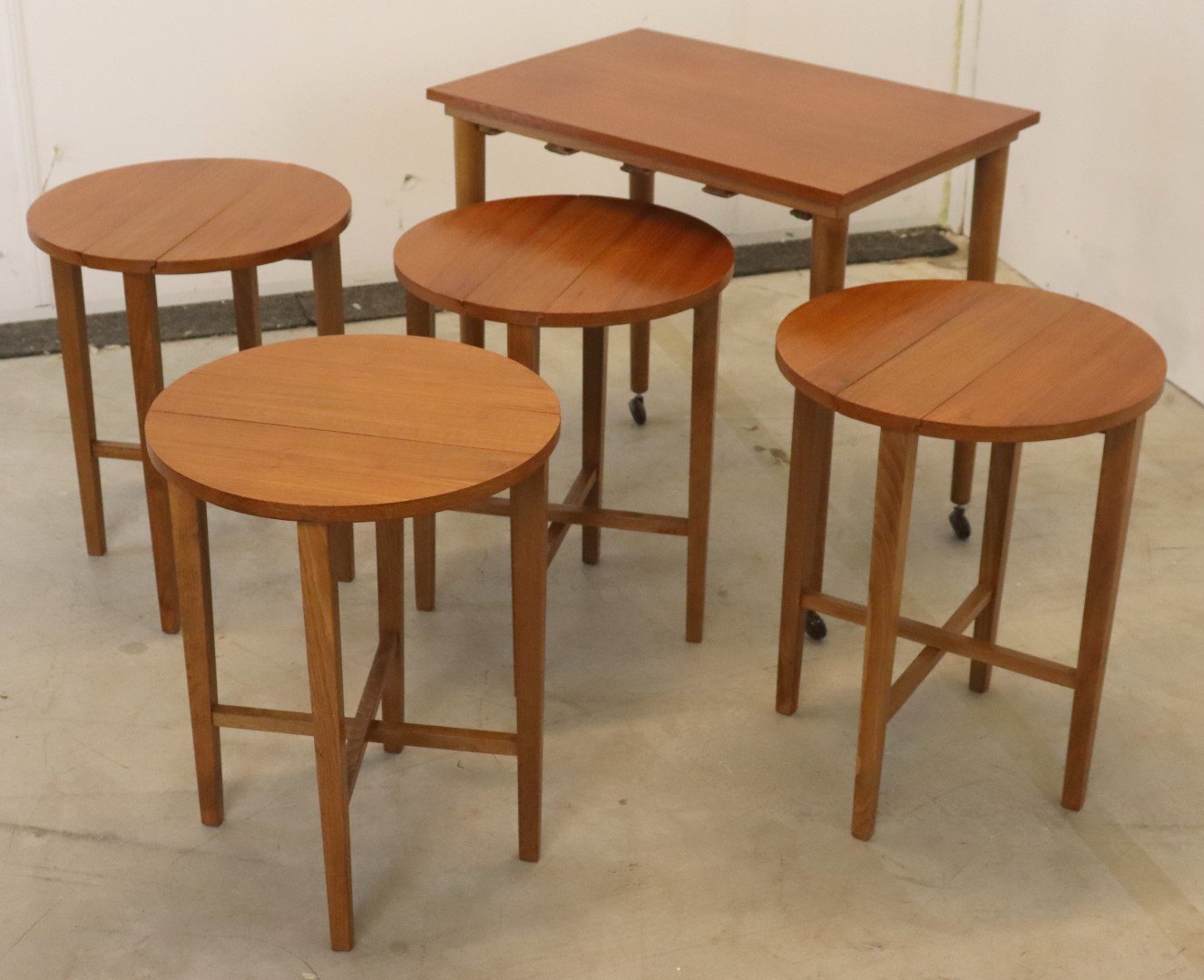 Nesting Tables by Poul Hundevad, Set of 5