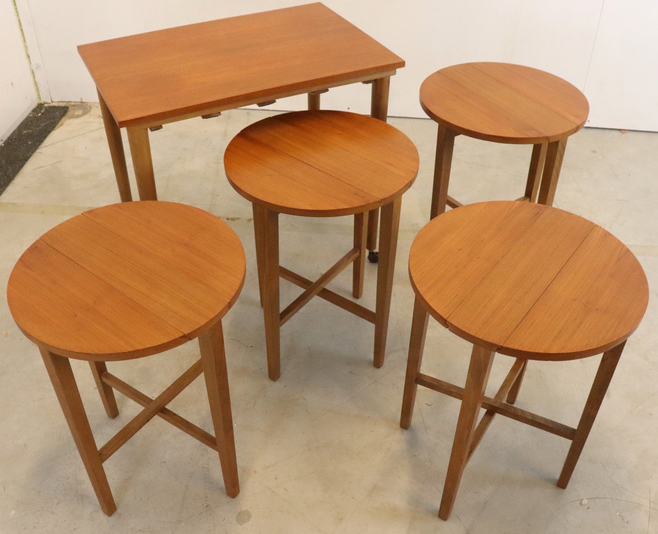 Nesting Tables by Poul Hundevad, Set of 5