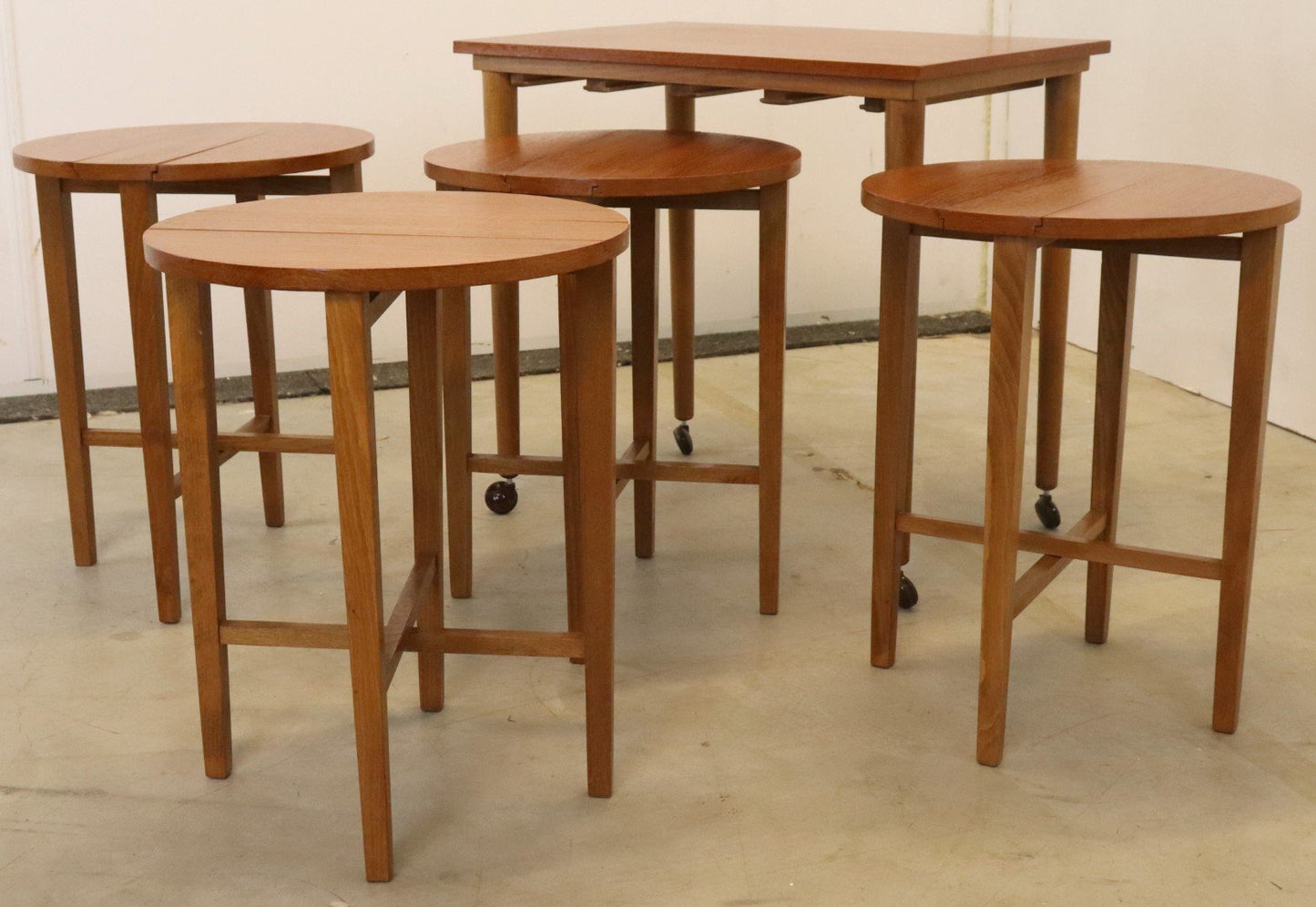 Nesting Tables by Poul Hundevad, Set of 5