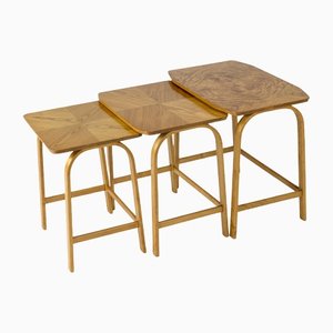 Nesting Tables from Bodafors, 1930s, Set of 3-NL-1372571