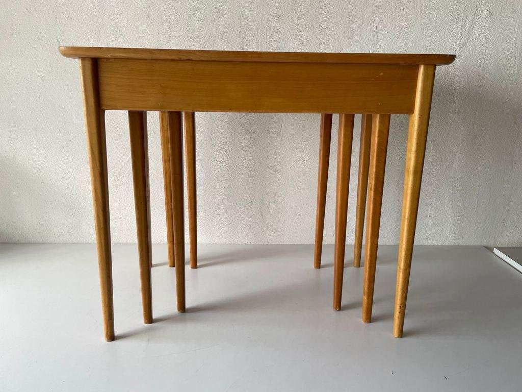 Nesting Tables from Lotos, Germany, 1960s, Set of 3