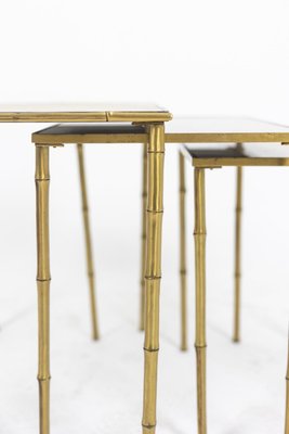 Nesting Tables from Maison Baguès, 1970s, Set of 3-CEJ-1229615