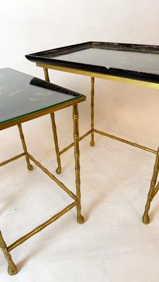 Nesting Tables from Maison Jansen, France, 1960s, Set of 3-FGA-2035212