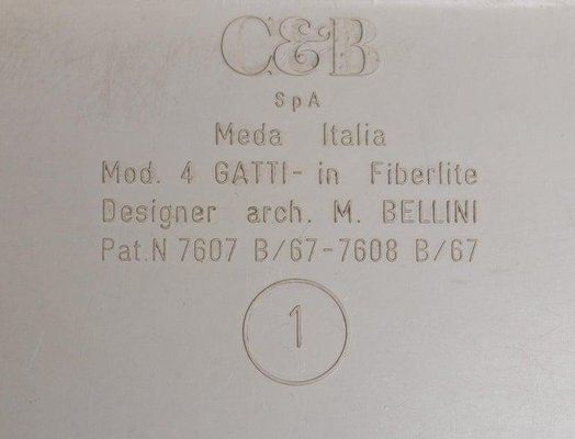 Nesting Tables from Mario Bellini, Italy, 1967, Set of 4-WN-1436589