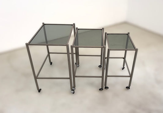 Nesting Tables from Saporiti Italia, 1970s, Set of 3