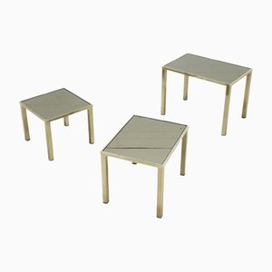 Nesting Tables in 23k Gold Plating from Belgo Chrom, 1970s-VV-1256326