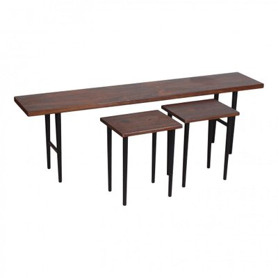 Nesting Tables in Rosewood by Kurt Østervig for Jason Furniture, Set of 3-MTD-1400269