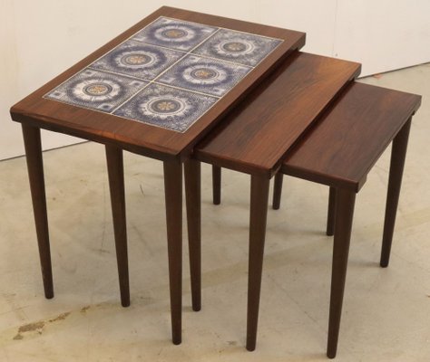 Nesting Tables in Rosewood, Set of 3-FYZ-1755022