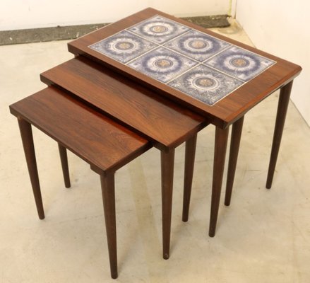 Nesting Tables in Rosewood, Set of 3-FYZ-1755022