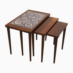 Nesting Tables in Rosewood, Set of 3-FYZ-1755022