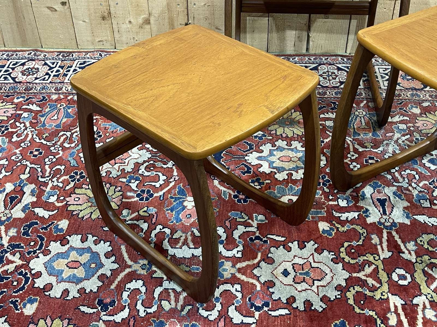 Nesting Tables in Teak, 1970s, Set of 3