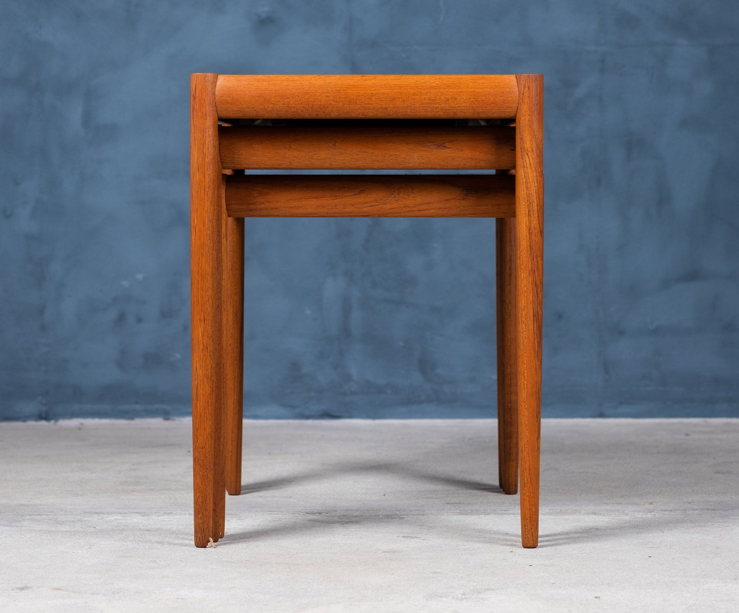 Nesting Tables in Teak, Denmark, 1960s, Set of 3