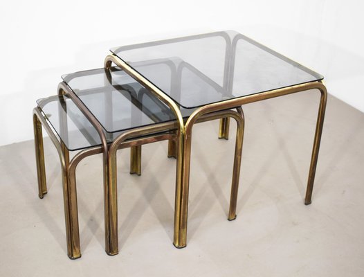 Nesting Tables, Italy, 1970s, Set of 3