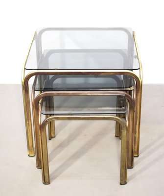 Nesting Tables, Italy, 1970s, Set of 3