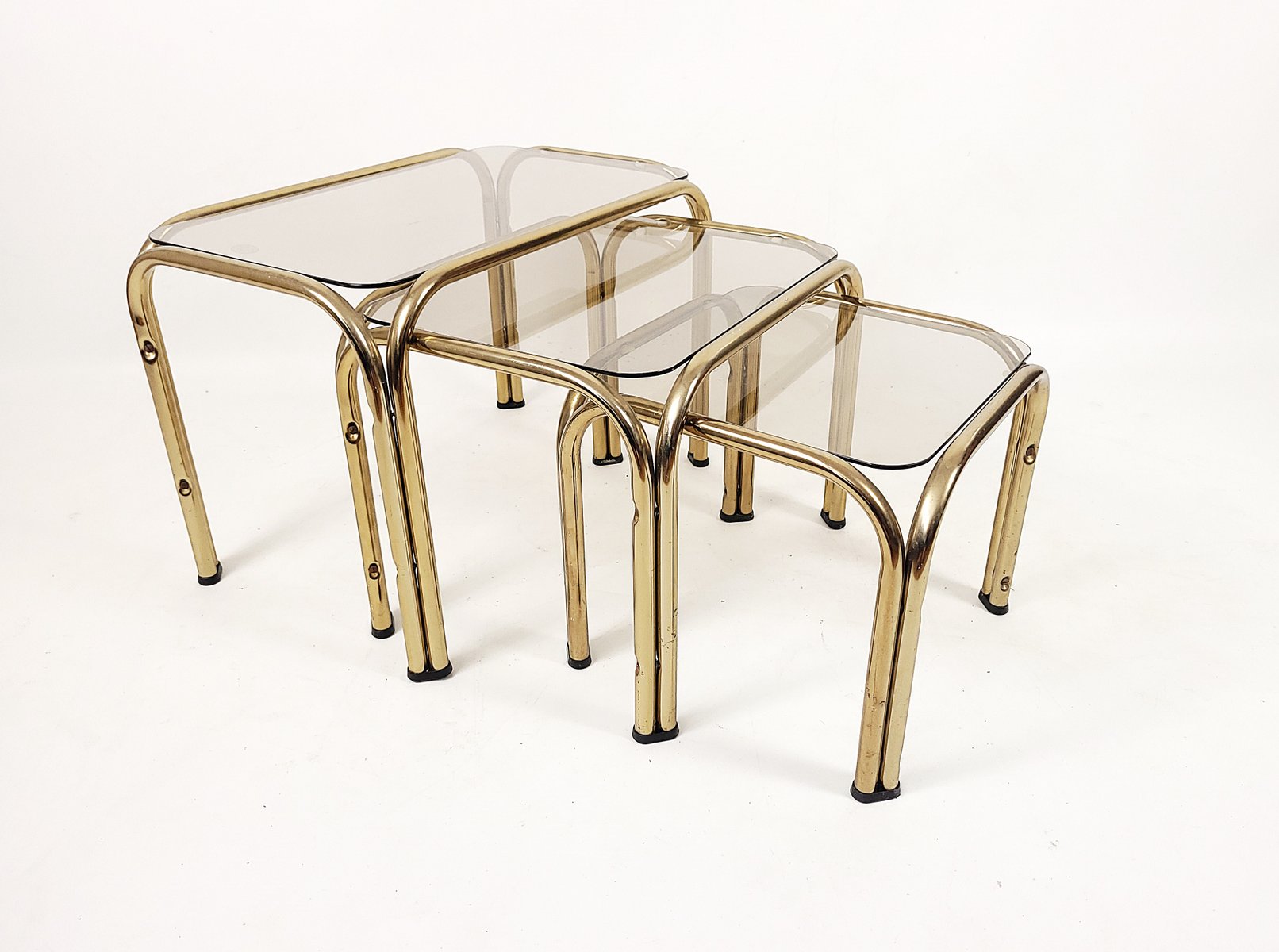 Nesting Tables, Netherlands, 1980s, Set of 3