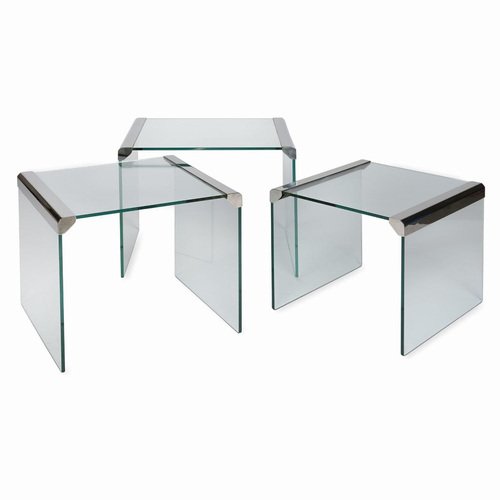 Nesting Tables Typ T35, 1970s, Set of 3