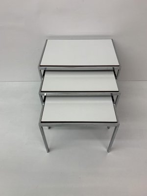 Nesting Tables with Reversible Top by Cees Braakman for Pastoe, 1970s, Set of 3-BGP-1173739