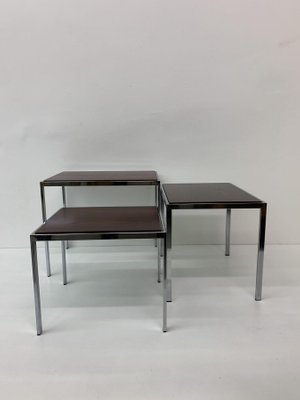 Nesting Tables with Reversible Top by Cees Braakman for Pastoe, 1970s, Set of 3-BGP-1173739