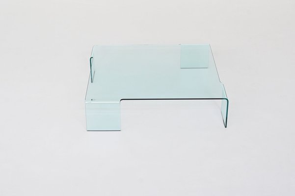 Neutra Coffee Table in Glass by Rodolfo Dordoni for Fiam, Italy, 1990s-BXV-2043646