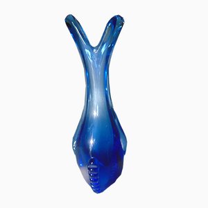 New Look Murano Glass Vase, 1970s-CAQ-1072788