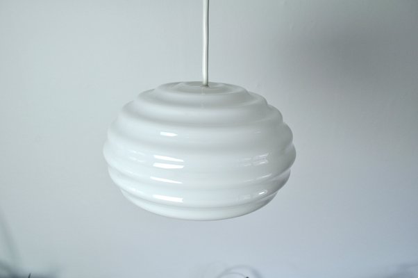 New Wave Opal Glass Pendant by Verner Panton for Holmegaard, 1984-HPQ-1176721