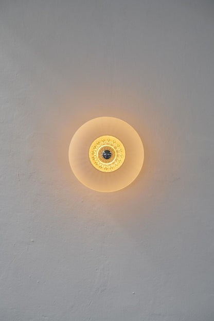 Design By Us New Wave Optic Wall Lamp Opal Glass
