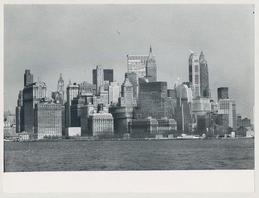 New York, Skyline, USA, 1960s, Black and White Photograph-DYV-1245427