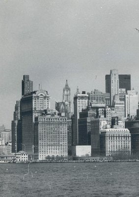 New York, Skyline, USA, 1960s, Black and White Photograph-DYV-1245427