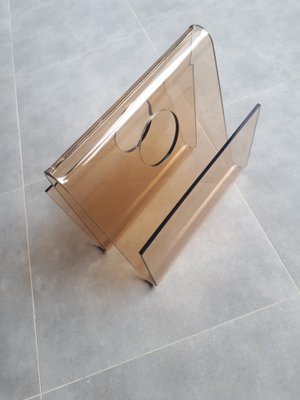 Newspaper Holder in Acrylic Glass, 1970s-DAS-1367024