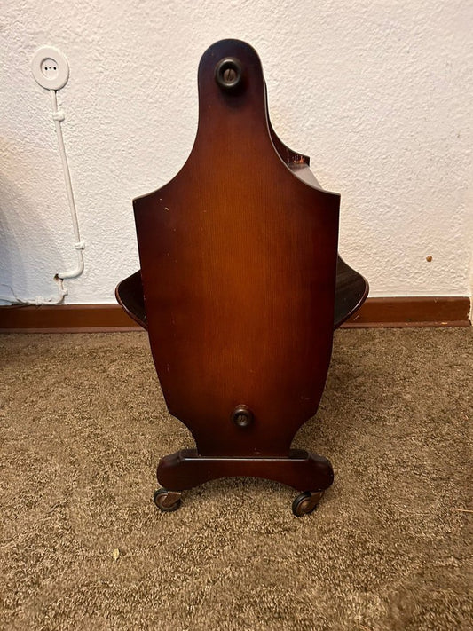 Newspaper Stand in Mahogany