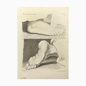 Nicholas Cochin after Guido Reni, Anatomy Studies, Etching, 1755-ZCI-2029338