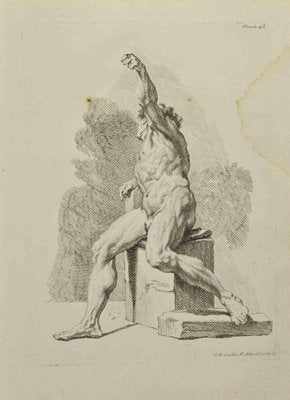 Nicholas Cochin, Anatomy Studies, Etching, 1755-ZCI-2029367