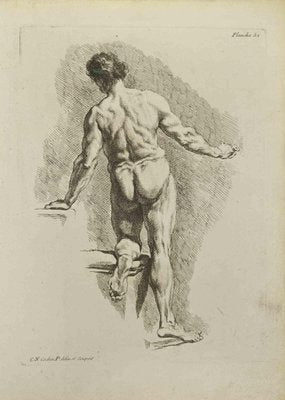 Nicholas Cochin, Anatomy Studies, Etching, 1755-ZCI-2029371