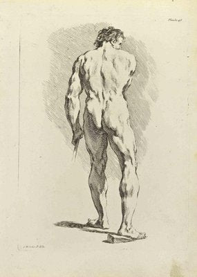 Nicholas Cochin, Anatomy Studies, Etching, 1755-ZCI-2029368