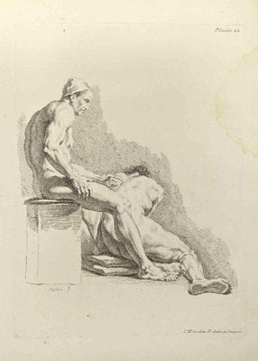 Nicholas Cochin, Anatomy Studies, Etching, 1755-ZCI-2029354