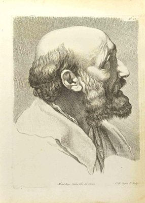 Nicholas Cochin, Portrait after Michelangelo, Etching, 1755-ZCI-2029311