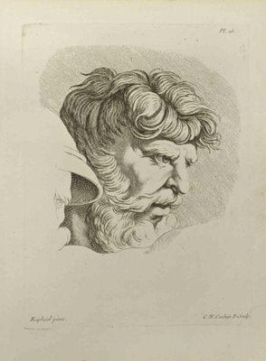 Nicholas Cochin, Portrait after Raphael, Etching, 1755-ZCI-2029312