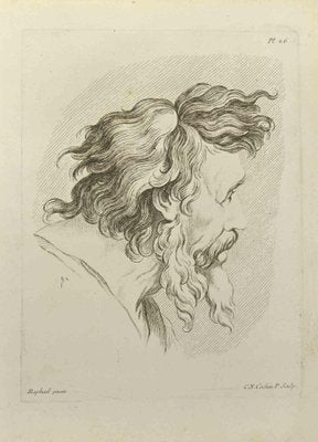 Nicholas Cochin, Portrait After Raphael, Etching, 1755-ZCI-2029310