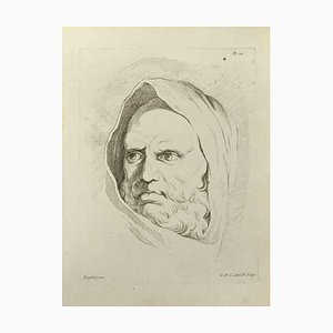 Nicholas Cochin, Portrait after Raphael, Etching, 1755-ZCI-2029363