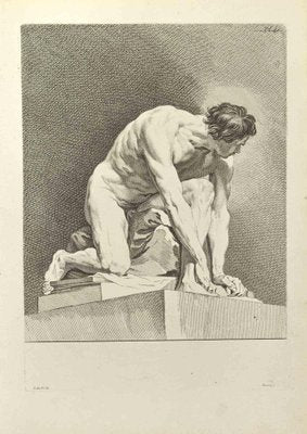 Nicholas Cochin, Posing Man, Etching, 1755-ZCI-2029339