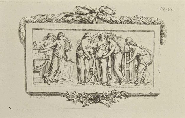 Nicholas Cochin, The Muses, Etching, 1755-ZCI-2029372