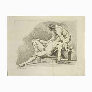 Nicholas Cochin, Two Nudes, Etching, 1755-ZCI-2029579