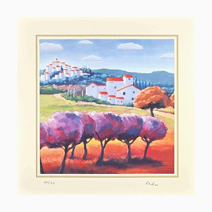 Nicholas Verrall, The Village, Lithograph, Late 20th Century-ZCI-2025245