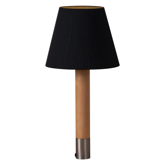 Nickel and Black Básica M1 Table Lamp by Santiago Roqueta for Santa & Cole