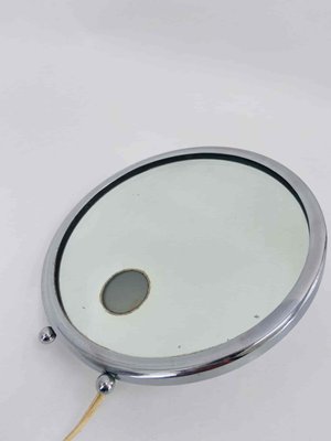 Nickel and Copper Vanity Mirror from Maison Brot, 1930s-OL-1294635