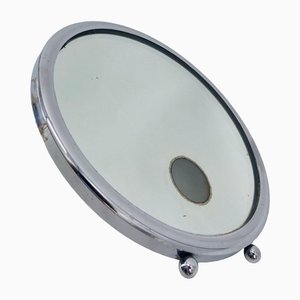 Nickel and Copper Vanity Mirror from Maison Brot, 1930s-OL-1294635