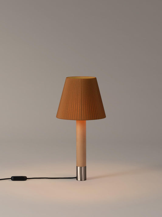 Nickel and Mustard Básica M1 Table Lamp by Santiago Roqueta for Santa & Cole