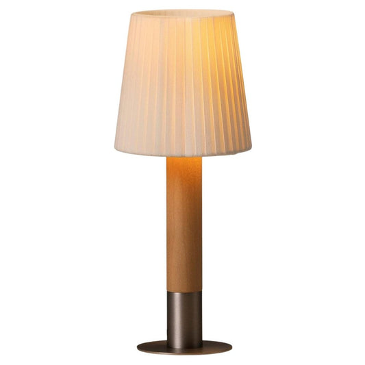 Nickel Básica Mínima Table Lamp by Santiago Roqueta for Santa & Cole